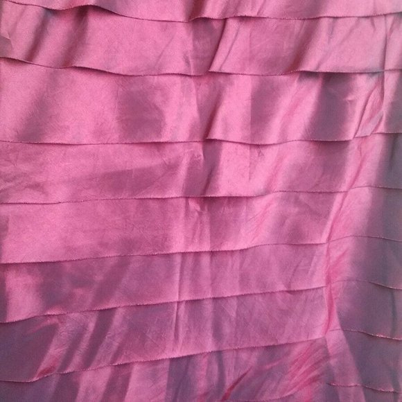 LONDON TIMES DRESS - SIZE 4 - ROSETTE TIERED - Picture 4 of 4